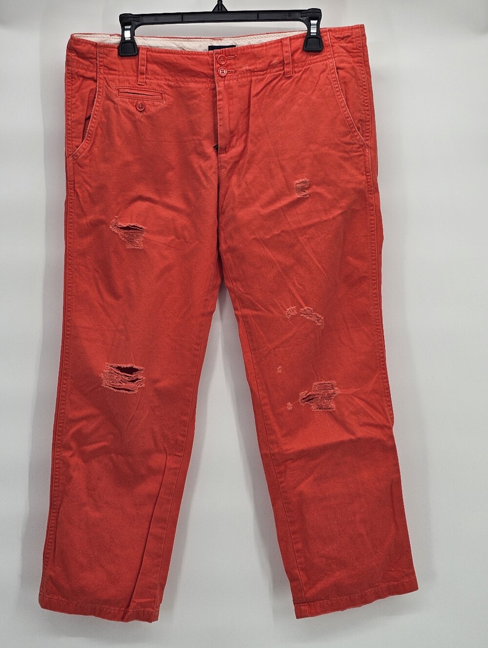 AE Orange Crop Pants Women's 8 Y2K